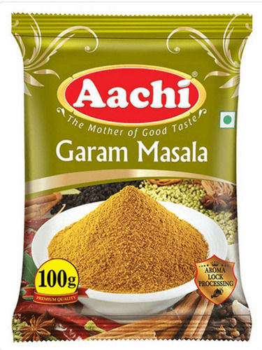 All In One Finely Ground Dried Light Brown Aachi Garam Masala Powder 100g