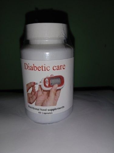 Diabetic Care Nutritional Food Supplements Pack Of 60 Capsules