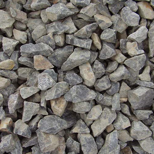 Durable And High Strength Weather Resistance Grey Crushed Stone  Solid Surface