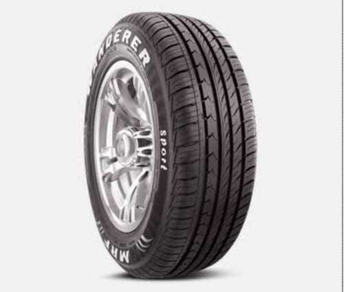 Heavy Duty Long Durable Strong Grip Solid Rubber Black Four Wheeler Tyre