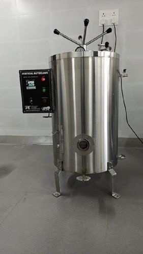 Pressure Steam Sterilization Equipments Heavy Duty Stainless Steel Semi Automatic Double Wall Vertical Autoclave Machine