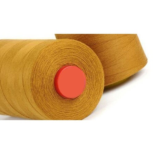 High Tenacity Light In Weight Polyester Twisted Yellow Plain Polyester Thread Length: 150  Meter (M)