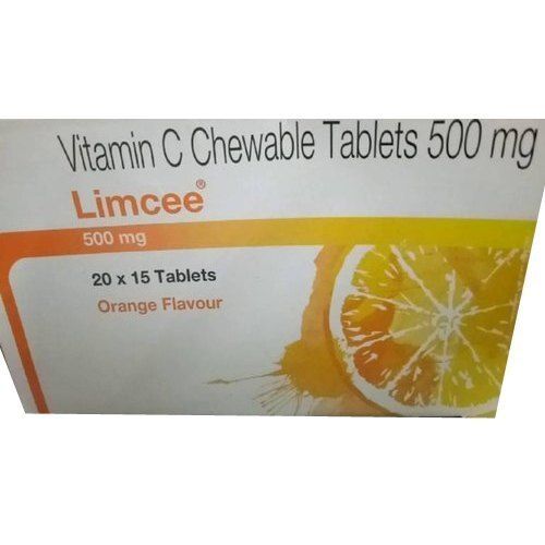 Limcee Vitamin C Chewable Tablets - Easy to Take, Promotes Health and Well-Being | Boosts Immunity, Relieves Inflammation, Improves Mood and Digestion