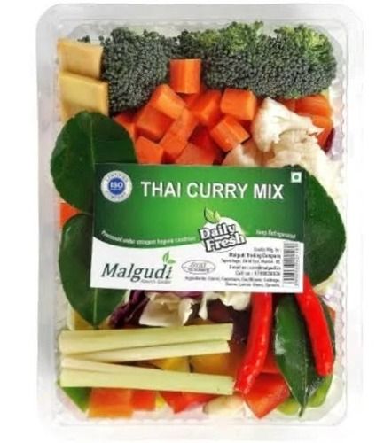 Pack Of 1 Kilogram 100% Natural And Fresh Malkundi Thai Curry Mixed Vegetables