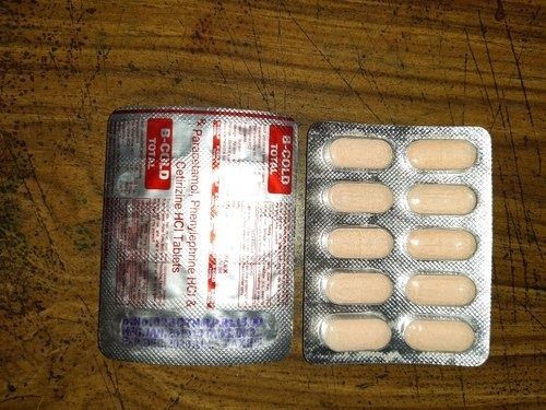 Paracetamol Phenylephrine Hcl And Cetirizine Hci Tablet 10x10 Tablets Pack