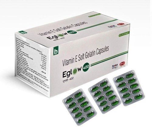 Vitamin E Soft Gelatin Capsules Eglow 400 Mg (20 X 10)