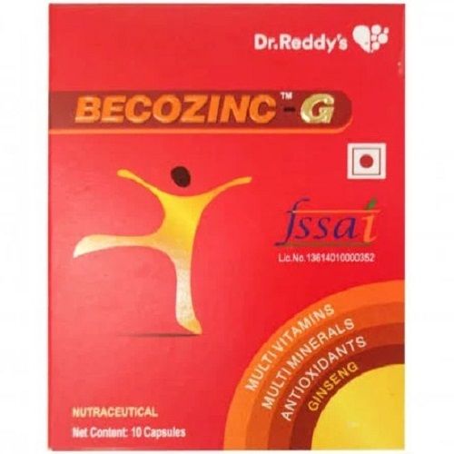 Becozinc G Nutritional Supplement Capsule, Pack Of 10 Capsule General Medicines