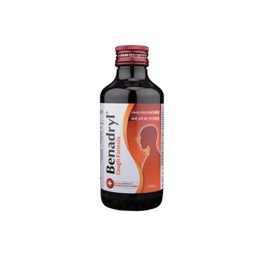 Liquid Benadryl Cough Cold Syrup Bottle Size 150 Ml