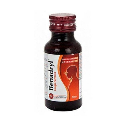 Liquid Benadryl Cough Syrup 50 Ml 