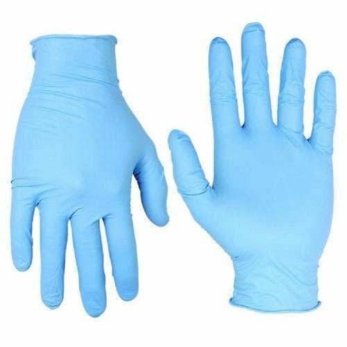 Blue Shoreless Highly Protective Latex And Disposable Surgical Gloves For Medical