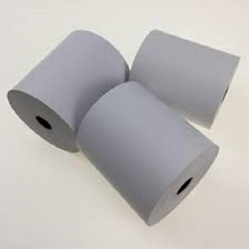 Eco Friendly Tear Resistance Chemical Coating Plain Grey Thermal Paper Roll Size: 80Mm