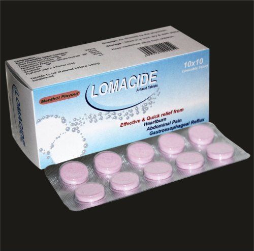 Lomacide Antacid 10X10 Tablets Health Supplements