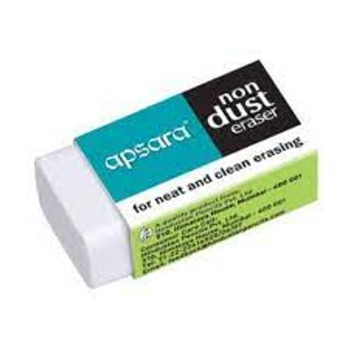 Non Dust For Neat And Clean Erasing Soft And Smooth Regular Non-Dust Apsara Eraser