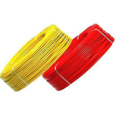 Secure And Fire Proof Safe Red Yellow Light Weight Finolex Copper Electrical Wire For Electric Fitting