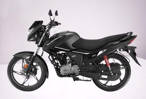 Metal 10 Liter Fuel Tank 100 Km/H Max Speed Black Hero Glamour Xtec Bike 