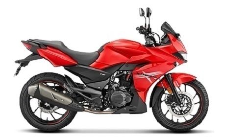 Metal 12.8 Liter Fuel Tank 199.6 Cc Engine Capacity Red And Black Hero Xtreme 200S Bike 