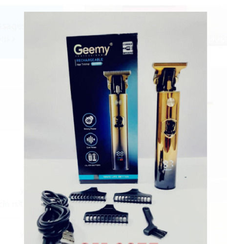 Golden Color 3 Watt 3 Hair Clippers & Usb Cable Hair Trimmer With 50Hz Frequency And 20 Volt Voltage Range