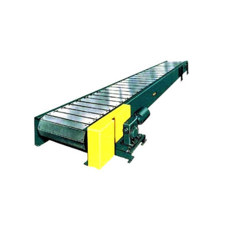 Ms 40-60 Feet Length Motorized Electric 220W Slat Conveyor, 1-2 M/S Speed