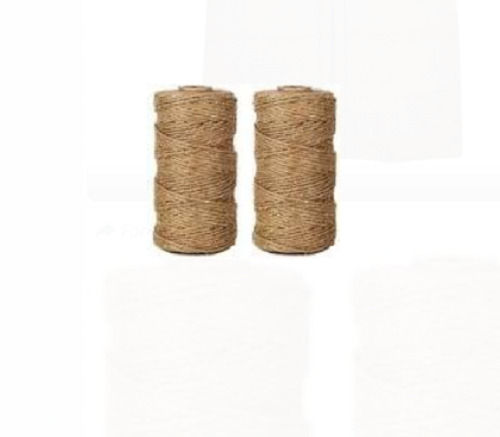 55 Meter Length Single Ply Plain Knitting Yarn For Textile Industry Jute Spun Yarn 