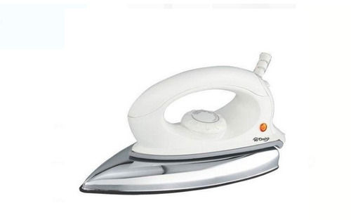 750 Watt White And Silver Non Stick Hi-Tech Electric Iron With Stainless Steel Plate And Plastic Body Cord Length: 1  Meter (M)