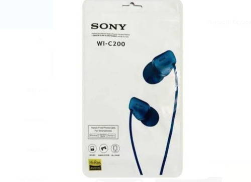 Comfortable Blue Color Rubber Earphone - 1.2 Meter Length, In-Ear Design Suitable For All Mobile Phones | Excellent Sound Quality with Deep Bass