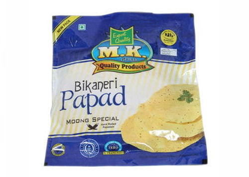 Grey Delicious And Tasty Spicy Taste Bikaneri Moong Special Papad 