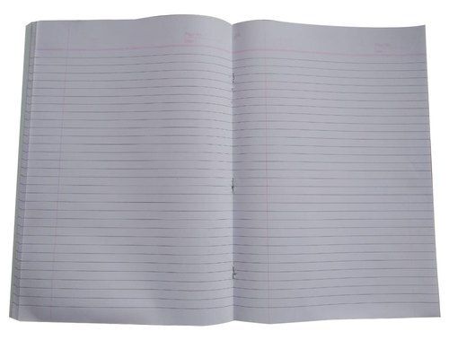 Eco Friendly General Purpose Single Line White A4 Size Writing Notebook