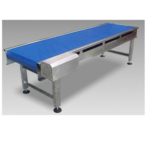 Electric 180W Mild Steel PVC Belt Conveyor For Pharmaceutical Industry