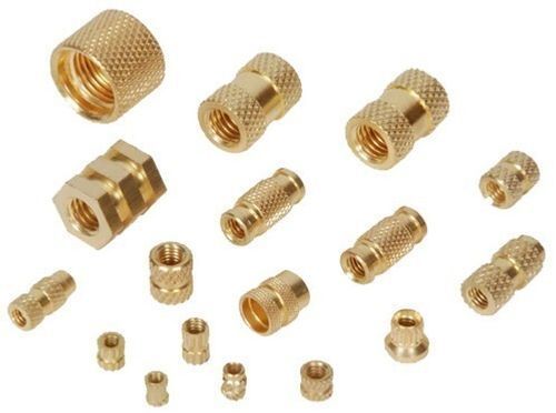 Round Fasteners Excellent Plumbing System Expensive Durable Brass Knurling Insert Thread