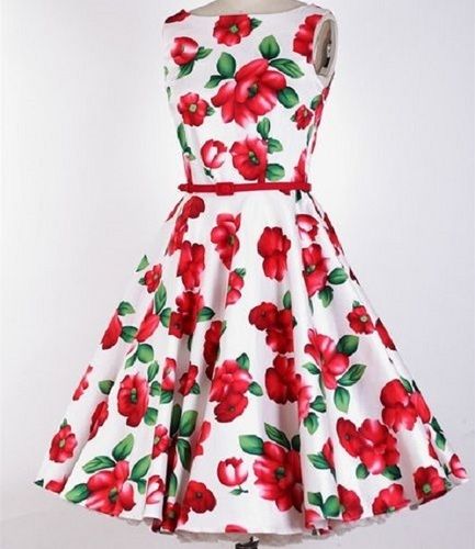 Girls Summer Wear Sleeveless Stylish Beautiful White And Red Casual Fork Bust Size: 32 Inch (In)