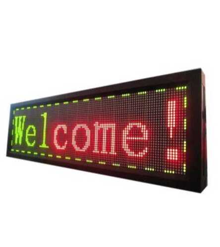 Led Display Board In Rectangular Shape, 220 V / 60 Hz, Attractive Look Application: Reataurants