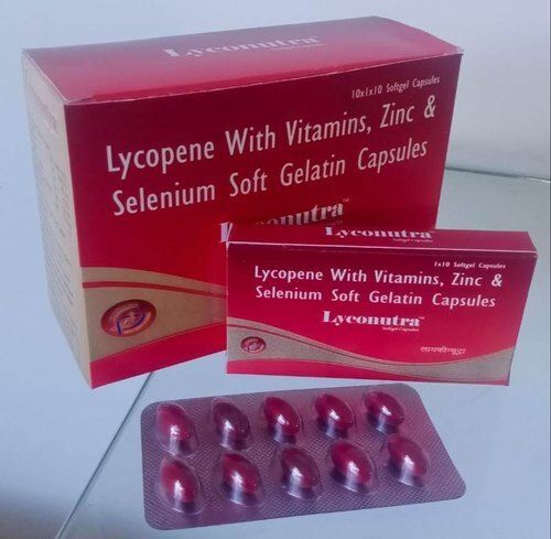 Brown Medicine Grade Lyconutra Softgel Capsule