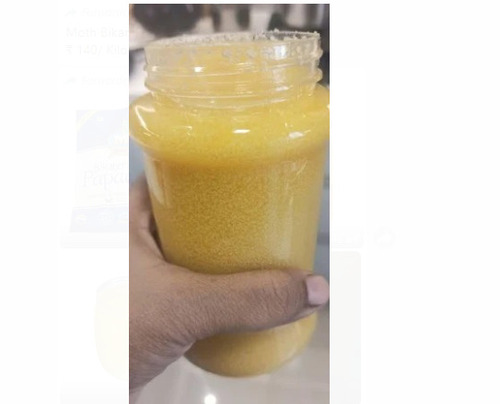 1 किलो 6 महीने का पीला पैक शेल्फ लाइफ 5% वसा की मात्रा शुद्ध गाय घी