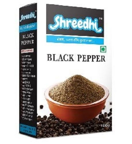 100% Natural And Pure Premium Quality Shreedhi Black Pepper 100 Gm Size Grade: A