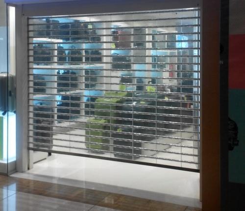 Multi Color Polycarbonate Rolling Shutter With Galvanized And Power Coated Finish, Width : 4-5 Feet