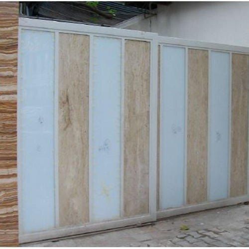 Stainless Steel Sliding Gate For Security Purpose With Color Coated And Sliding Open Style