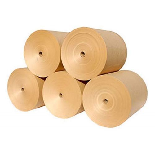 Sturdy Construction Light Weight Environment Friendly Brown Kraft Paper Rolls