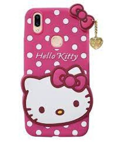 Stylish Kitty Beauty With Diamond Stone Craftsmanship Oppo Mobile Cover - Premium Quality, Pink Color, Bar Design | 1-Year Warranty, Easy Access to All Ports and Controls