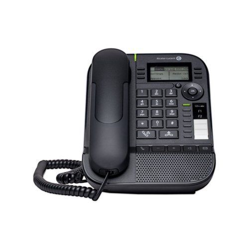 Black Superior Audio Quality With Graphical Lcd Display And Incoming Led Call Indicator Alcatel Phones