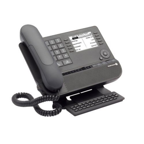 Wired Eco Friendly Plastic For Office Use Black 8039 Alcatel Digital Wired Phone