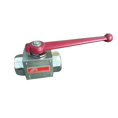 Grey 500 Bar Brass High Pressure Ball Valve