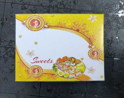 500gram Capacity Rectangular Cardboard Body Sweet Packaging Printed Box