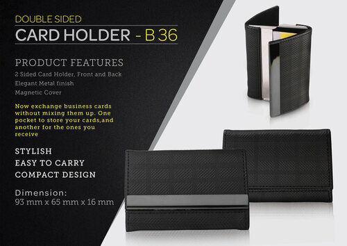 B36 a   Double Side Card Holder