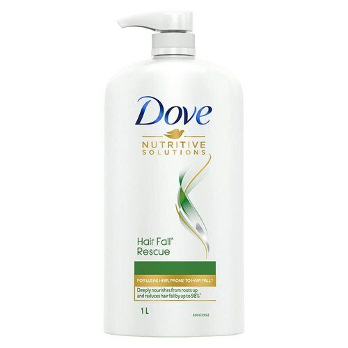 White Nutritive Strong Gorgeous Luscious Hair Dove Hair Fall Rescue Shampoo Poojab [Fija M]