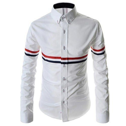 Fit And Comfortable Formal Wear Full Sleeves Cotton White Shirt For Mens Age Group: 18 Above