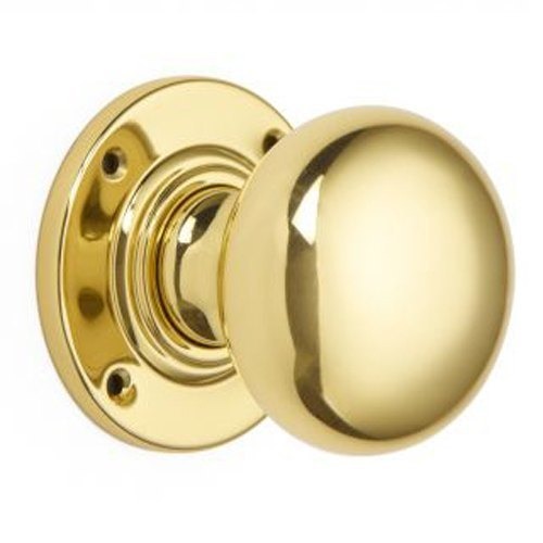 Golden Rust Proof 8 Inch Stainless Steel Exterior And Interior Door Knobs  Weight: 100 Grams (G)