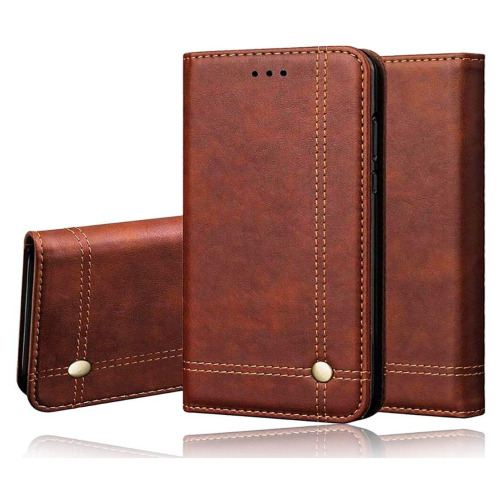 High Design And Light Weight Vivo Y51a Flip Cover By Xorb Brown Mobile Back Case - PU Leather, Perfect Custom Fit, Kickstand and Cardholder Functionality