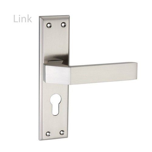 Chrome Key Lock Type Stainless Steel Material Silver Color Toilet Door Handel 