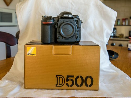 Premium Quality And Easy To Carry Black Nikon D500 DSLR Camera With Lens