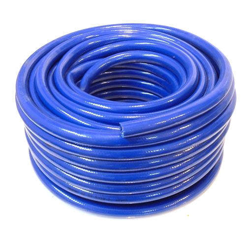 PVC Braided Garden Hose Pipe - Long and Flexible, 1 Inch Round Connection, Blue Color | Lightweight, Durable for Light and Heavy-Duty Gardening Use
